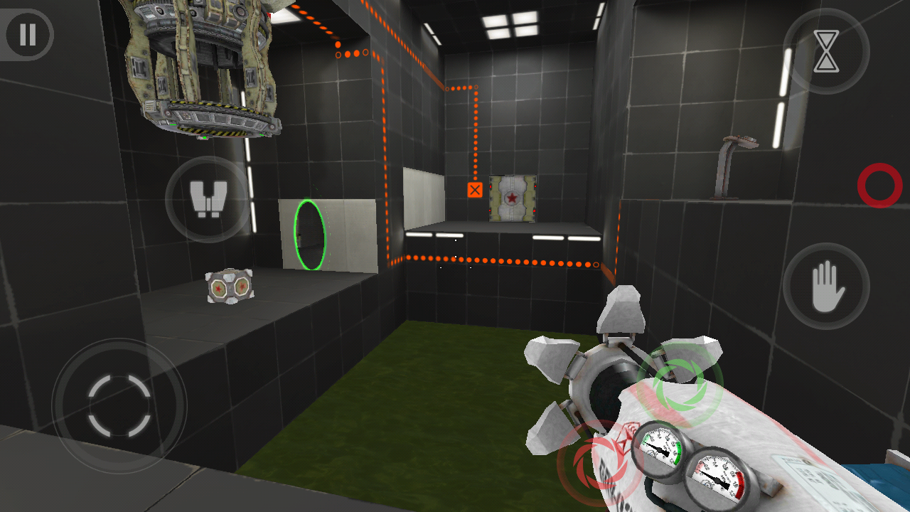 Полную версию туалет. Portal 1 игра. Портал игра на андроид. Portal на андроид. Портальная пушка игра.