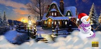 White Christmas 3D Live Wall White Christmas 3D Live Wall