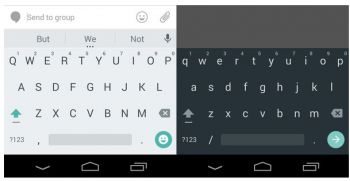 Как сменить цвет клавиатуры на Android