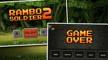 Soldiers Rambo 2 - Forest War Soldiers Rambo 2 - Forest War