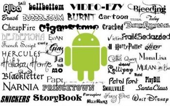 Как изменить шрифт на Андроид