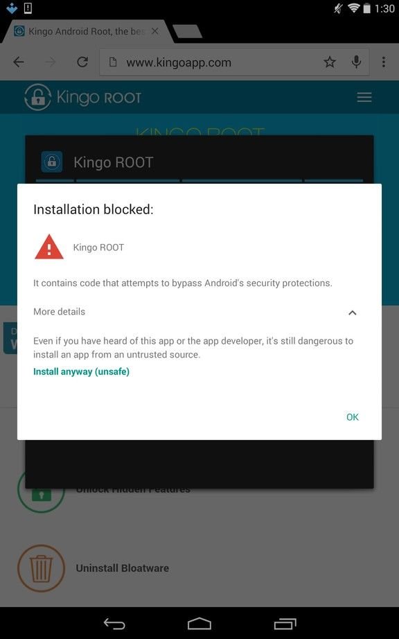 Kingo Root - еще одно приложение, с помощью которого каждый желающий, при д...