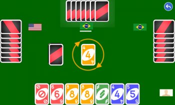 Color number card game Color number card game