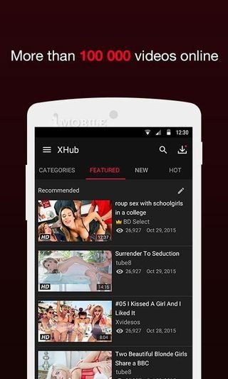 Xvideos - приложение для Android-устройств