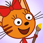 Три Кота: Игра Раскраска - иконка