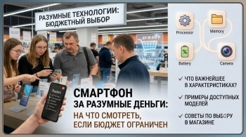 Смартфон за разумные деньги в 2026 году: как не переплатить и не пожалеть