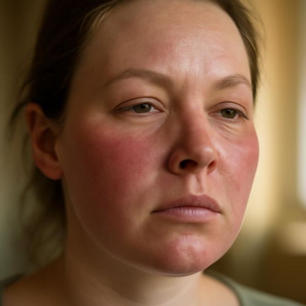 Легкие побочные эффекты после мезотерапии лица: покраснение и отек