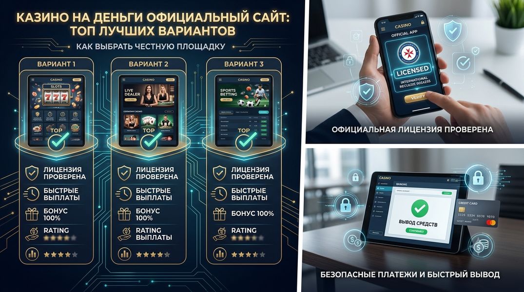 Казино на деньги официальный сайт: топ лучших вариантов Казино на деньги официальный сайт: топ лучших вариантов