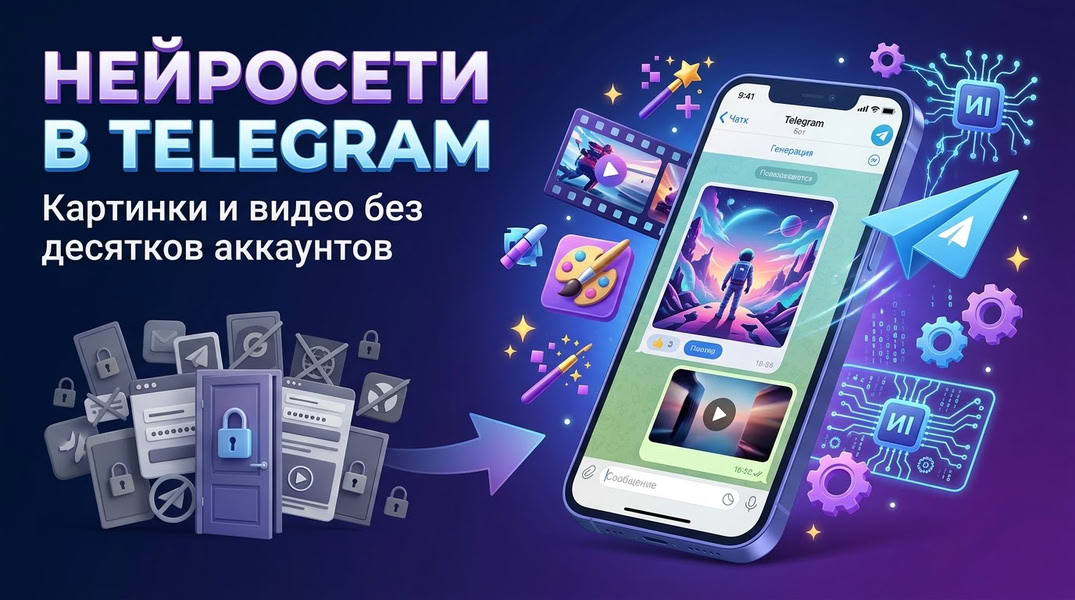 Все нейросети в одном чате: разбираем формат ботов-агрегаторов Все нейросети в одном чате: разбираем формат ботов-агрегаторов
