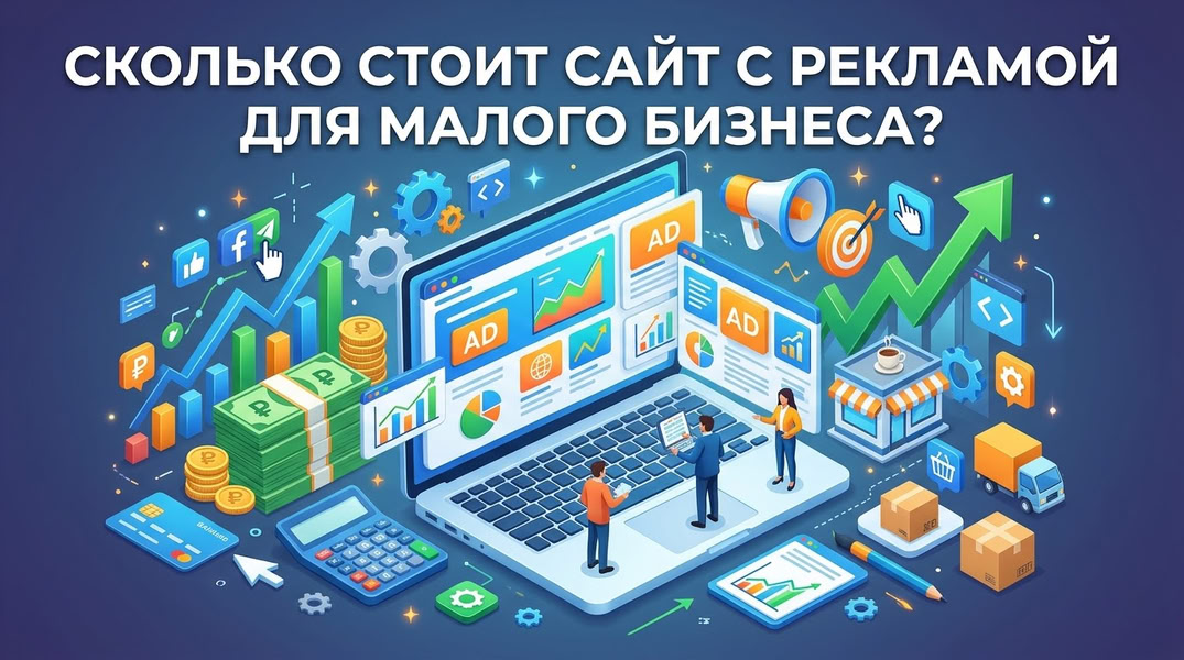 Из чего складывается стоимость сайта с рекламой для малого бизнеса Из чего складывается стоимость сайта с рекламой для малого бизнеса